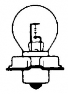 Scheinwerferlampe HERT 6V 15W (P26S)