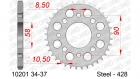 Stahl-Kettenrad AFAM 428 - 35Z (Silber)