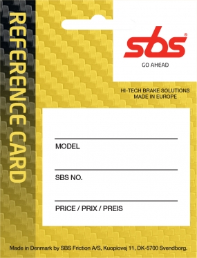 Refcards für Display SBS (10 Stück)