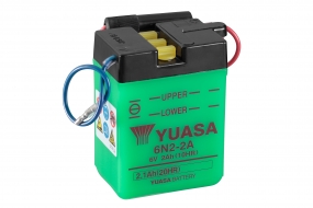 Batterie YUASA 6N2-2A (DC) ohne Säure
